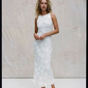 Realisation Par Carla Dress in Lily Devoré Ivory NWT
